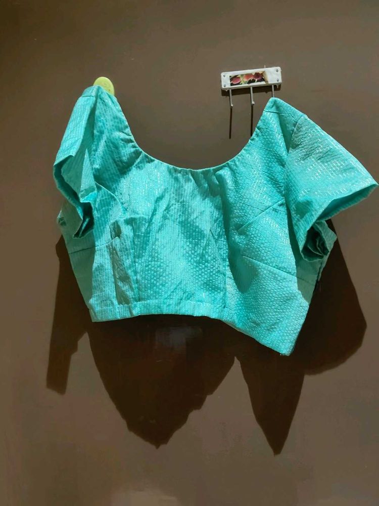 Elegant Blue Blouse