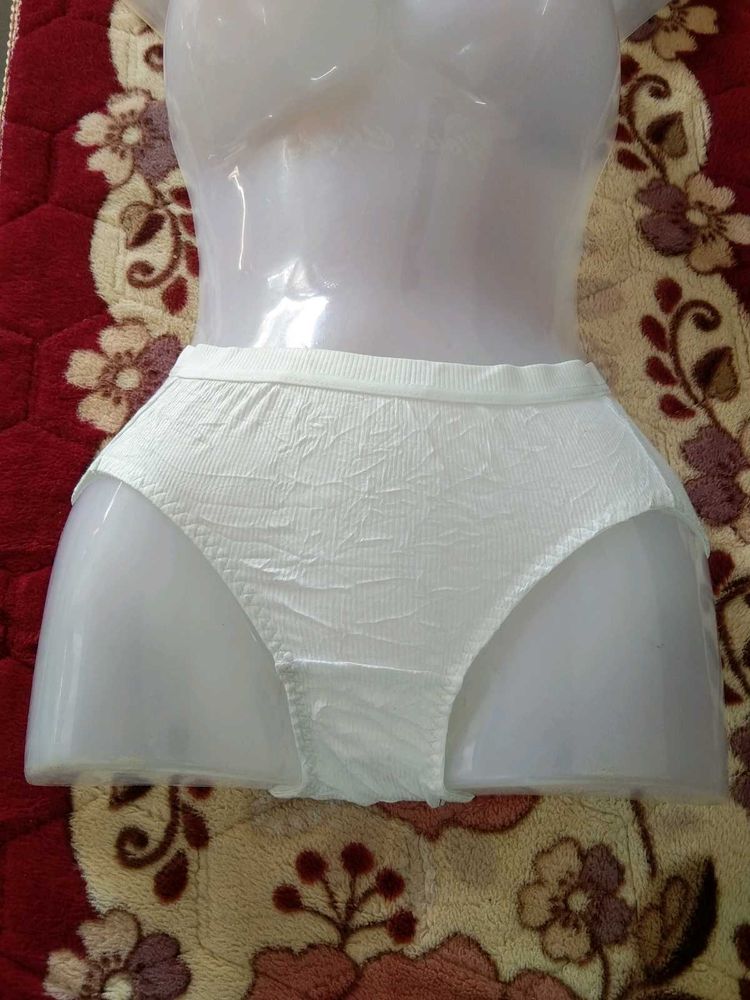 White Cotton Briefs