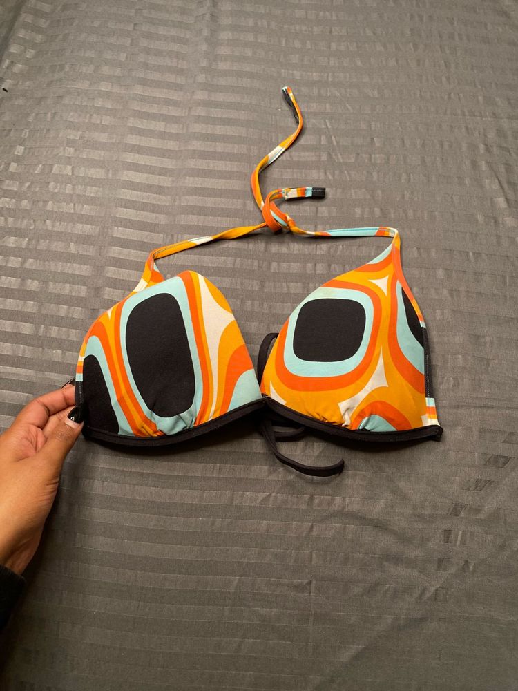 Funky Pattern Bikini Top