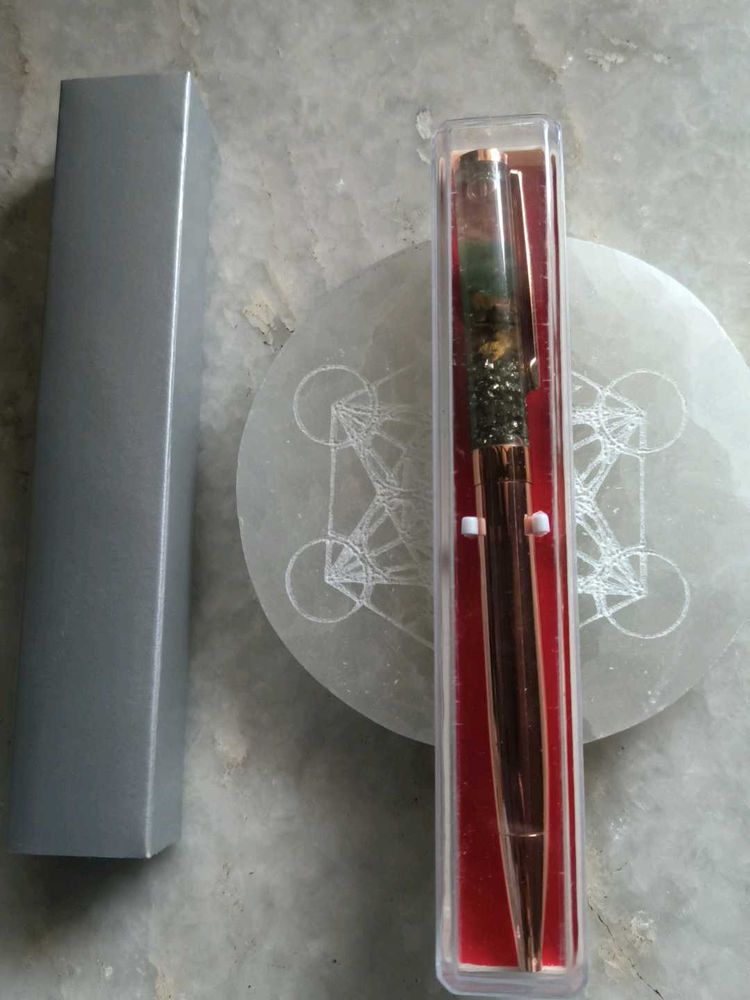 Money Magnet Gemstone Pen with Case