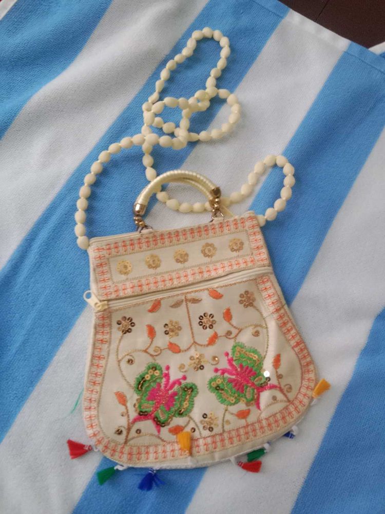 Embroidered Handbag