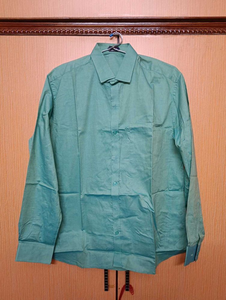Cotton Green Shirt