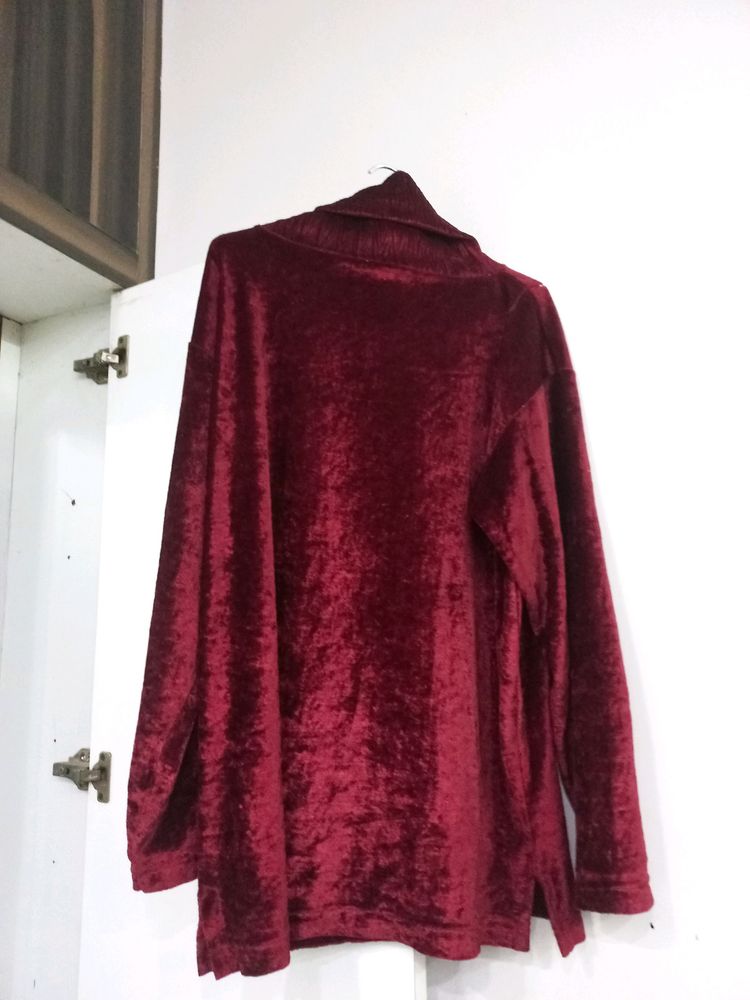 Stylish Velvet Top For Winters