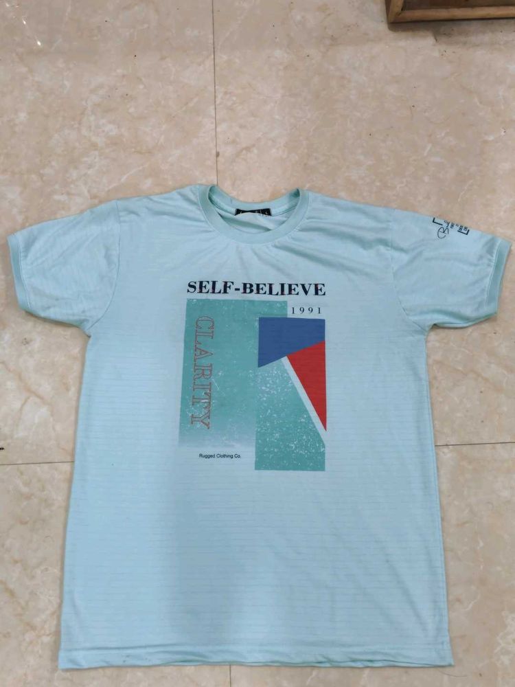 Light Blue Graphic Tee