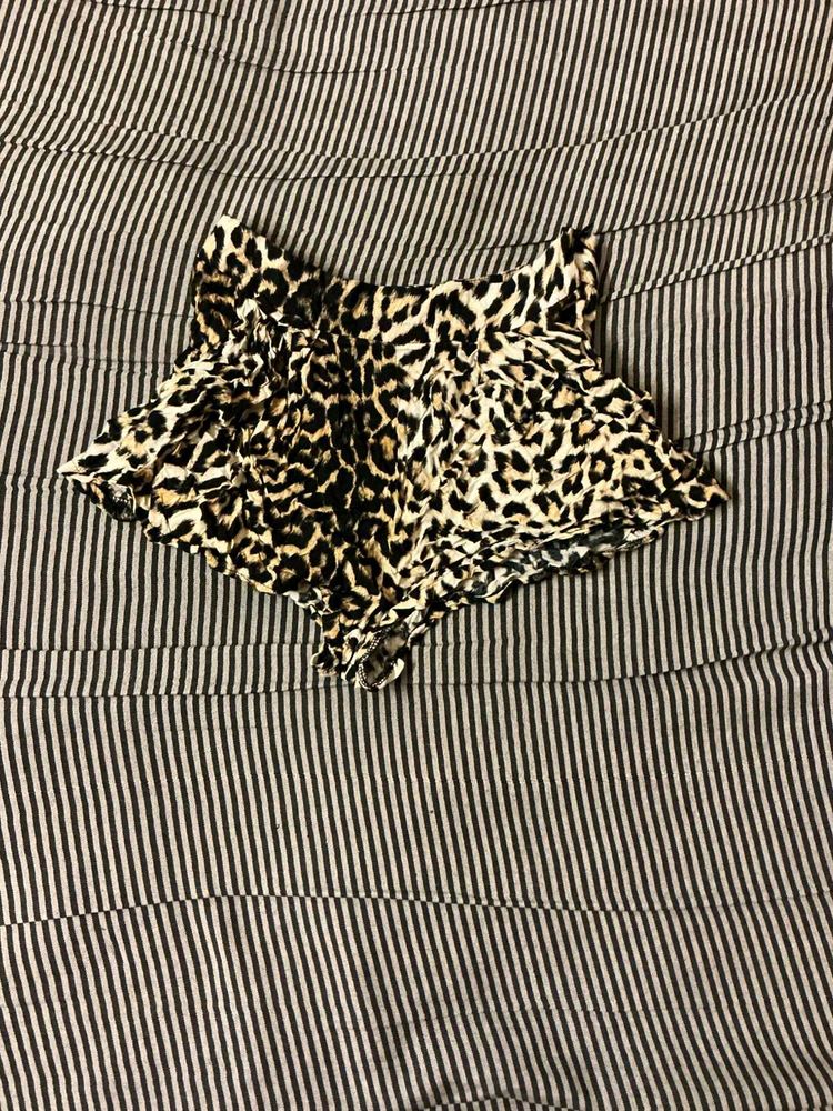 Animal Print Mini Short