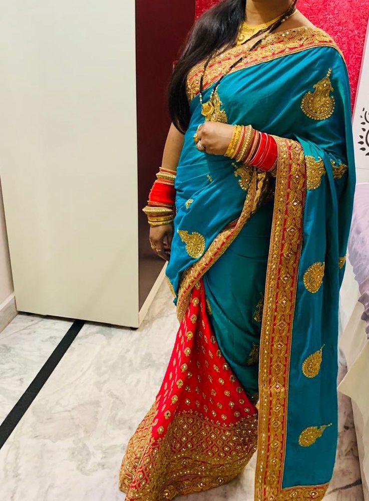 Diwali Dhamaka 🎉🎉 Mirror Work Lehenga Saree