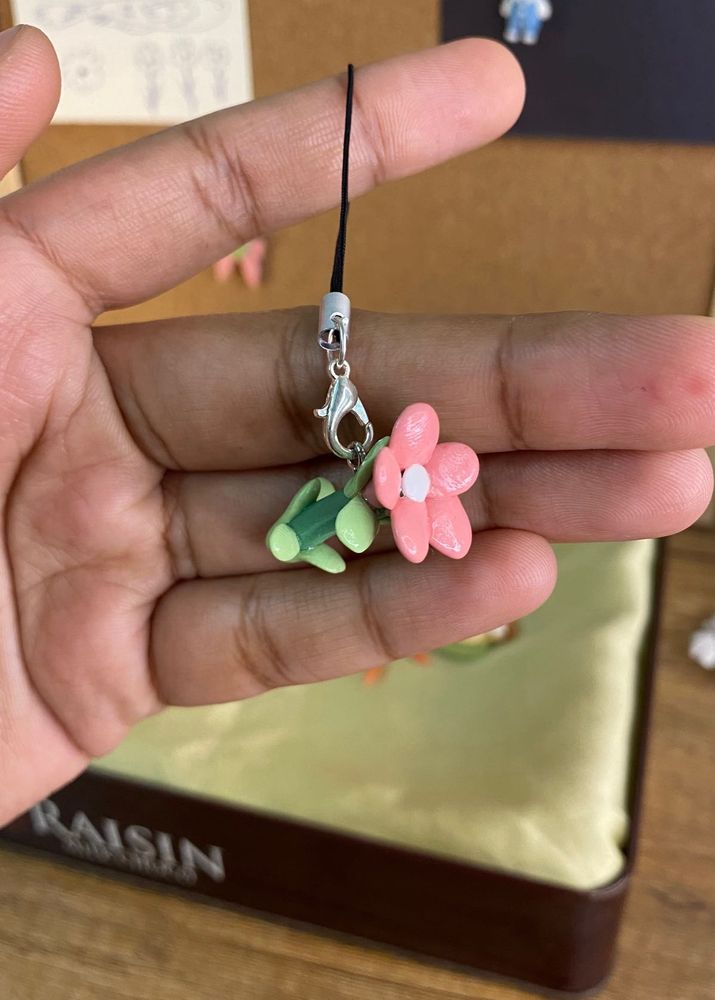 Flower Phone Charm