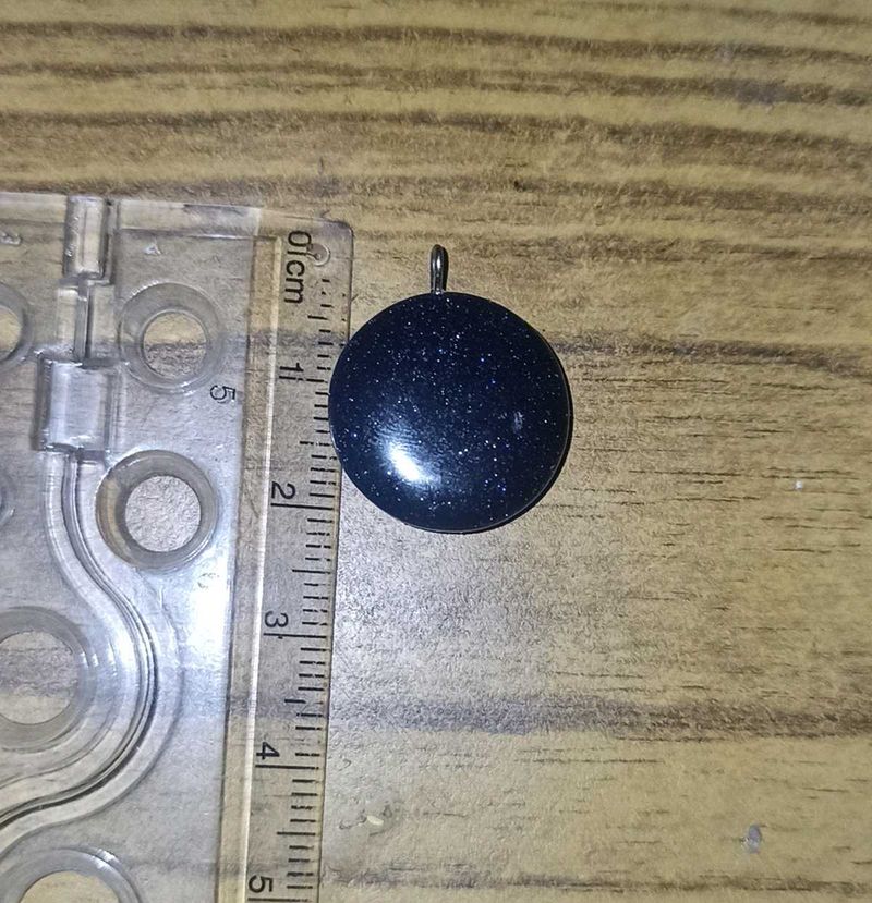 Black Goldstone Pendant