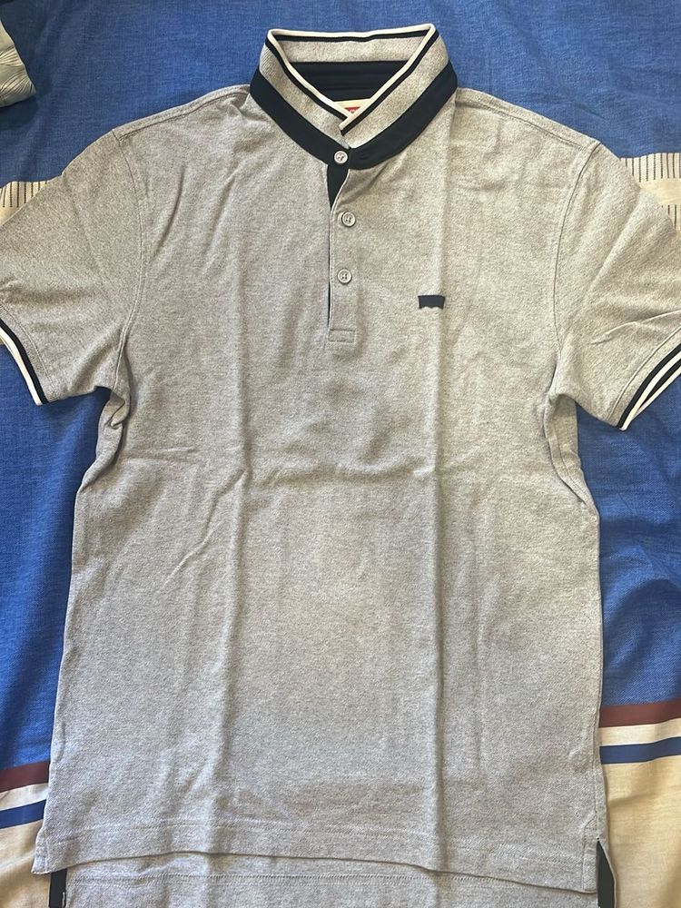 Levi&#39;s Grey Polo Shirt
