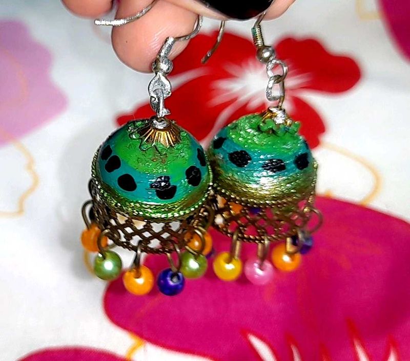 Handmade Jhumka Earrings