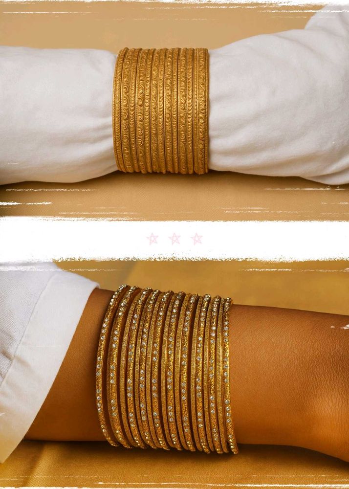 Golden Bangle Set of 2