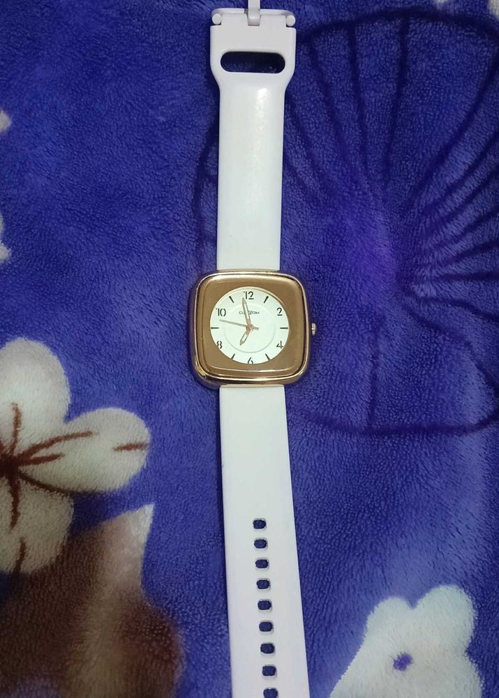 Stylish White Watch