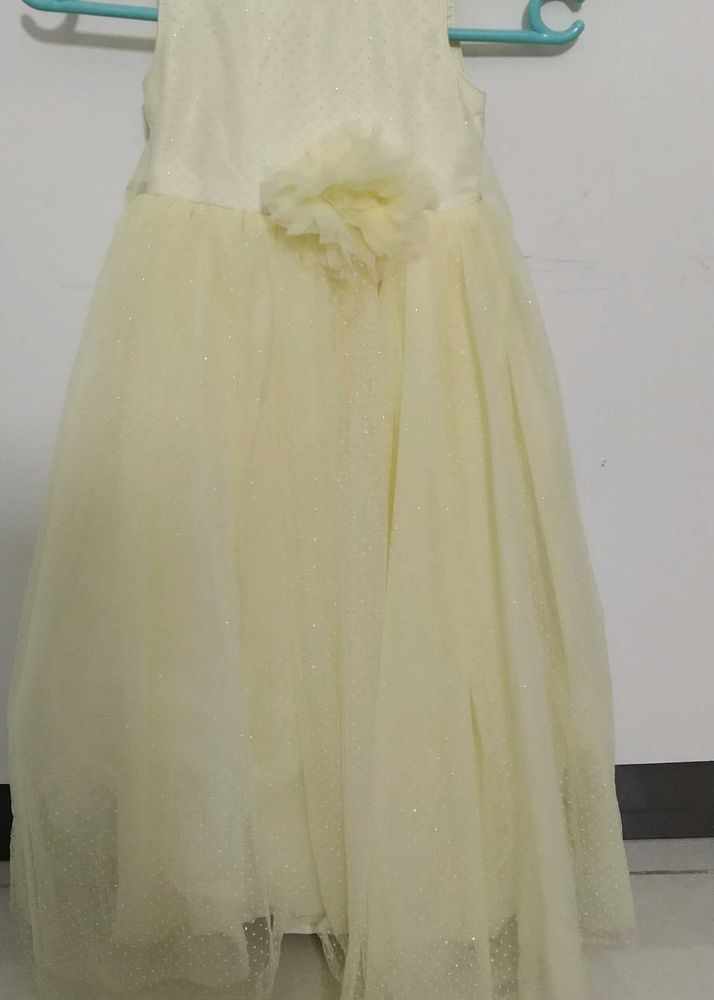 Yellow Flower Girl Dress
