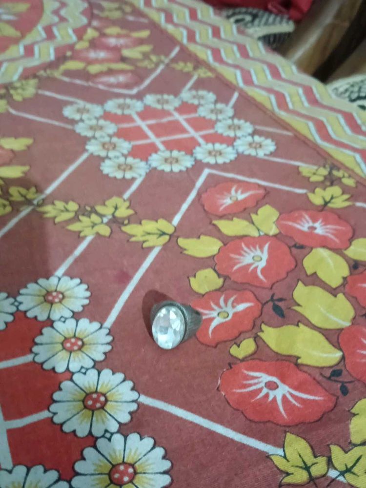 Elegant Silver Tone Ring