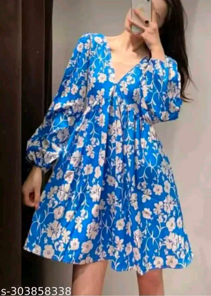 Floral Print Mini Dress