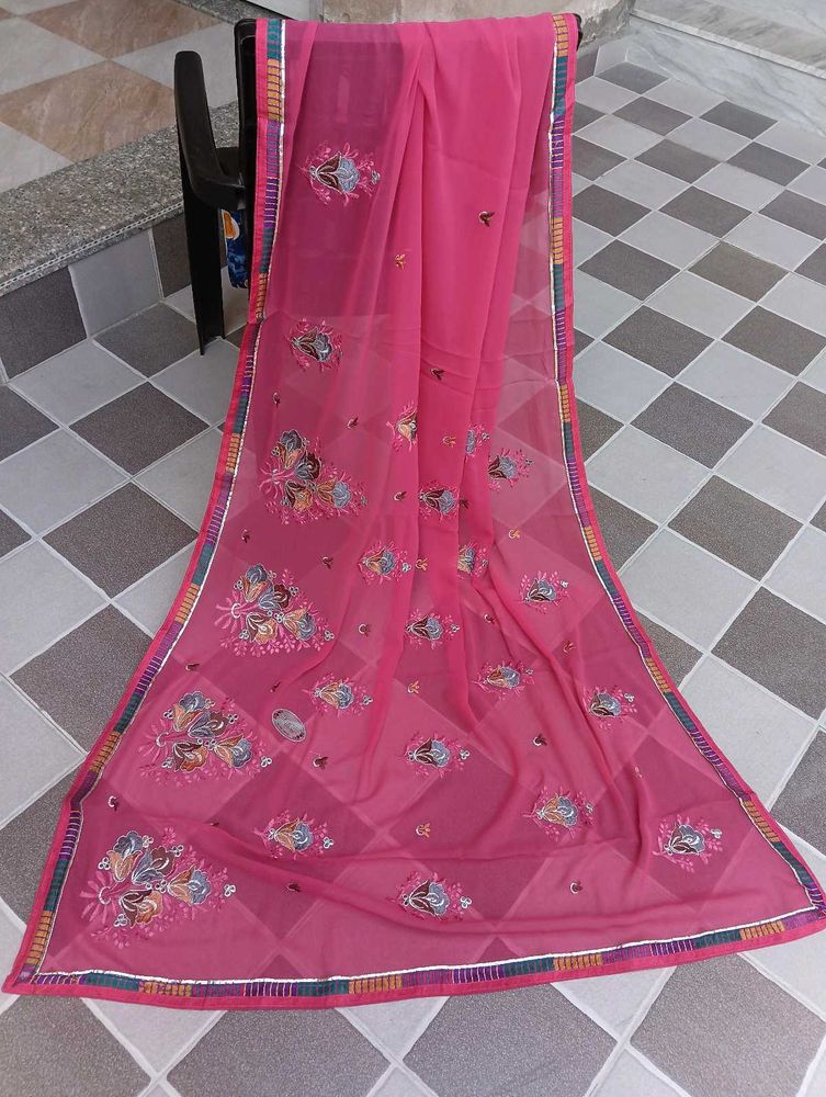 Embroidered Saree 💜