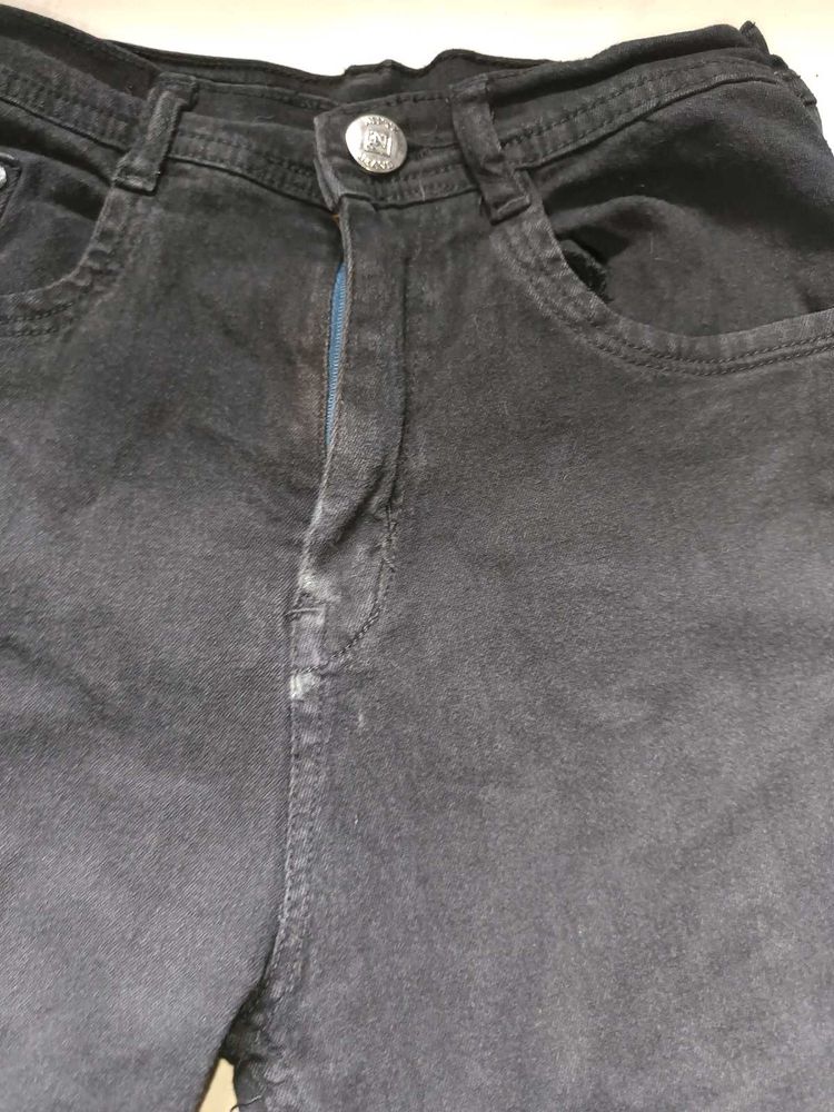 Black Wash Denim Jeans