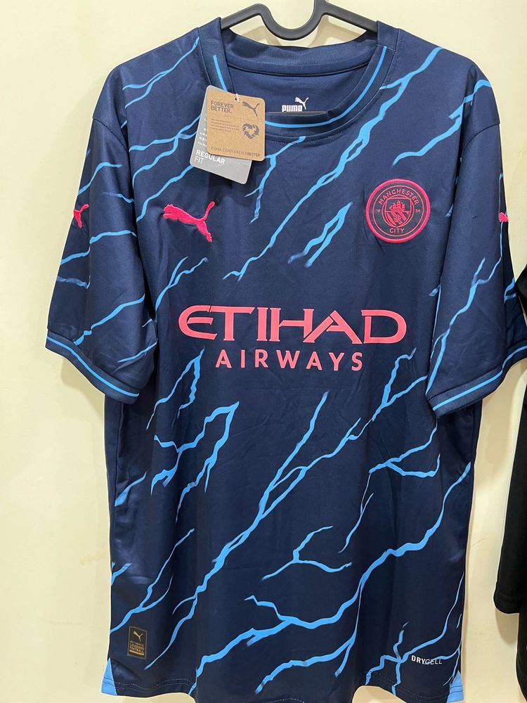 Man City 2023 third Haaland football jersey