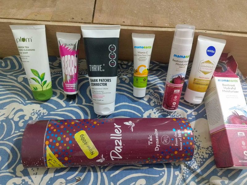 Skincare Bundle - Plum, Mamaearth &amp; More!