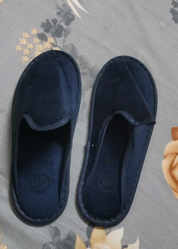 Comfortable Navy Blue Slippers