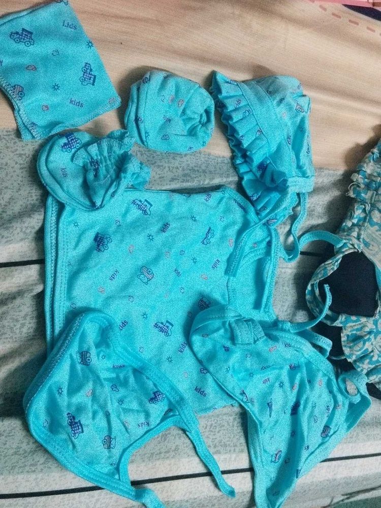 Baby Blue Outfit Set