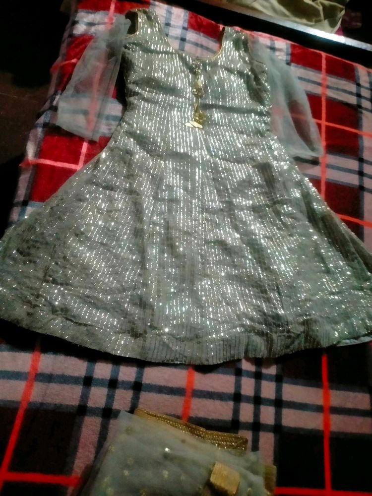 Gotta Patti Work Gharara Frock Suit