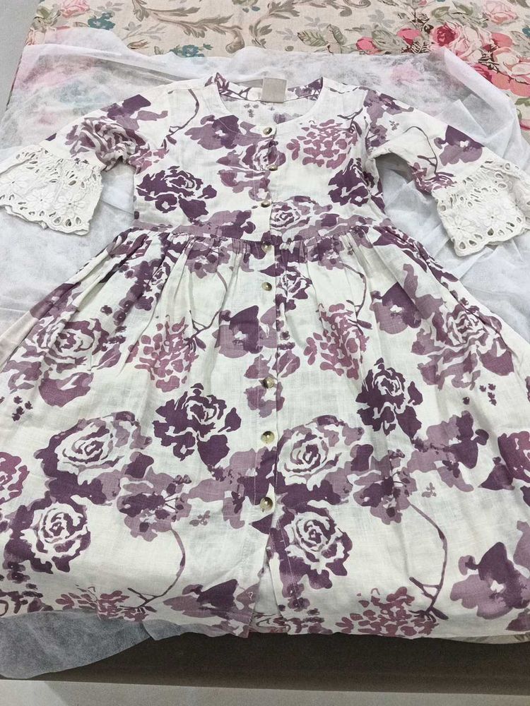 Beautiful Floral Print Frock
