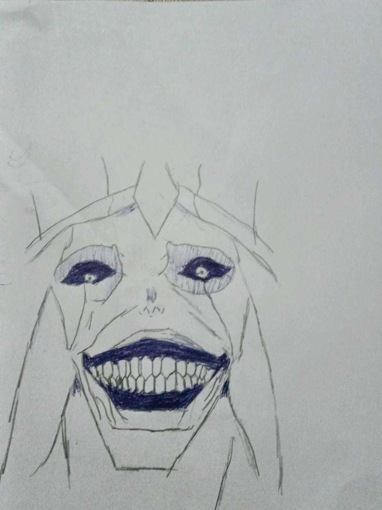 Creepy Smile Sketch