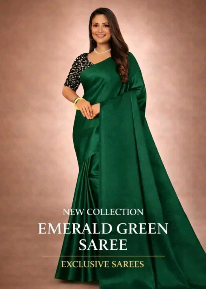 Emerald Green Saree