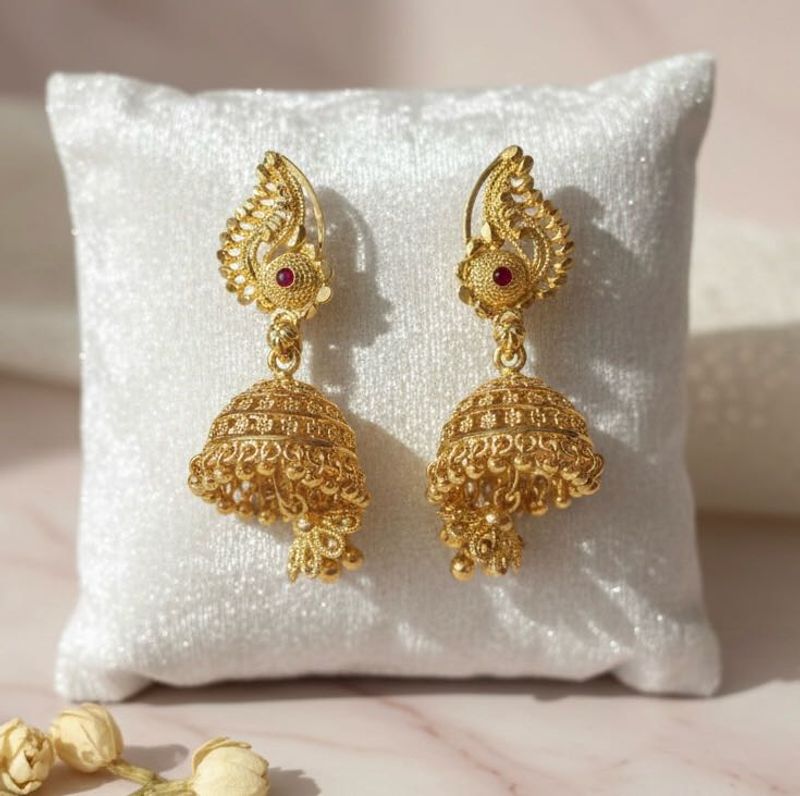 golden jhumka