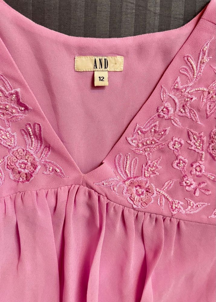 AND Embroidered Top