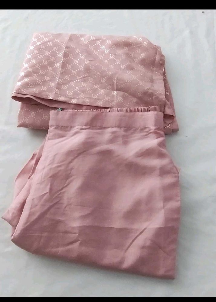 Janasya Pink Kurta Set