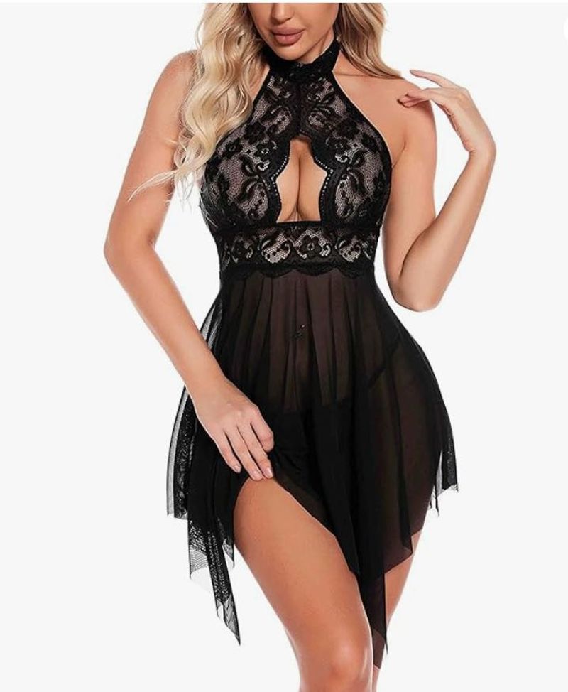 Black Lingerie Dress