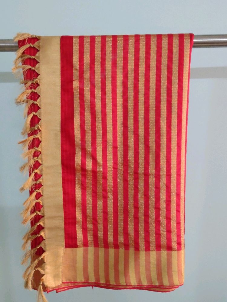 Sindoor Red Saree