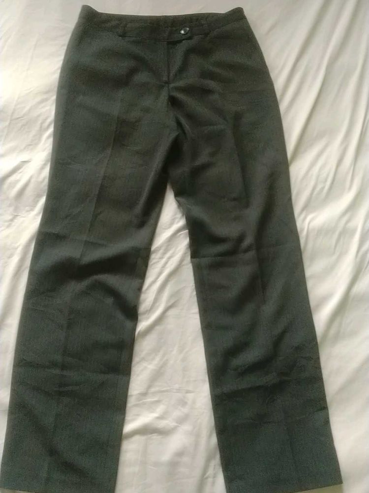 Black Career Pants