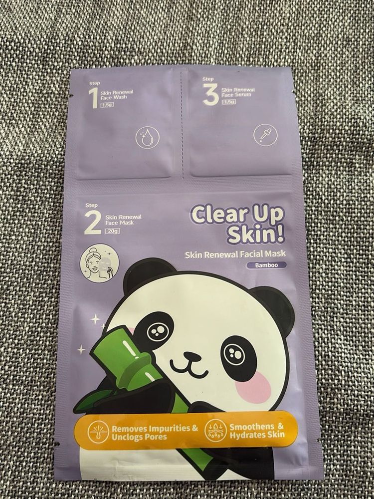 Clear skin face Mask