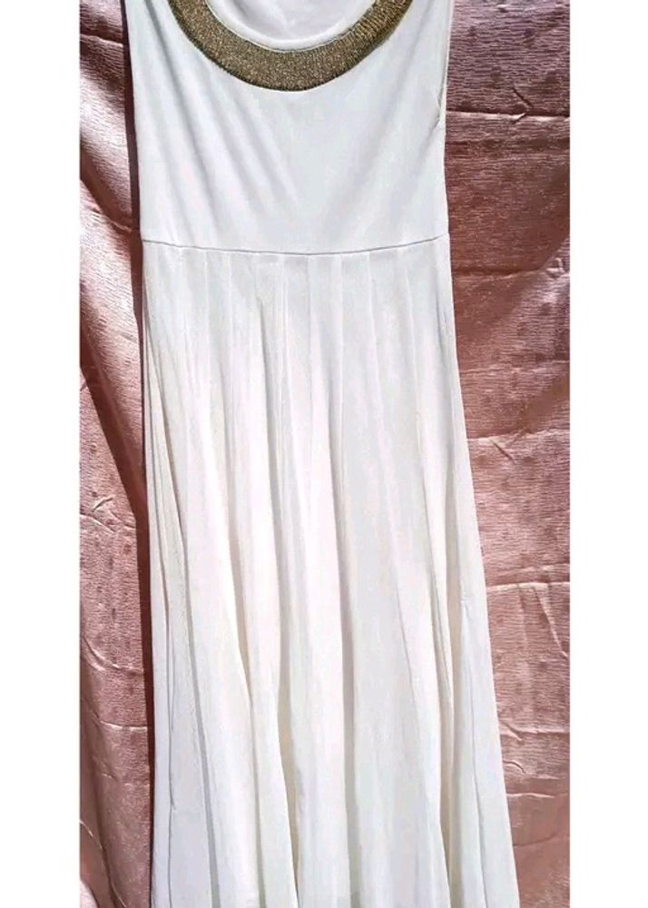 Latest Women White Gown