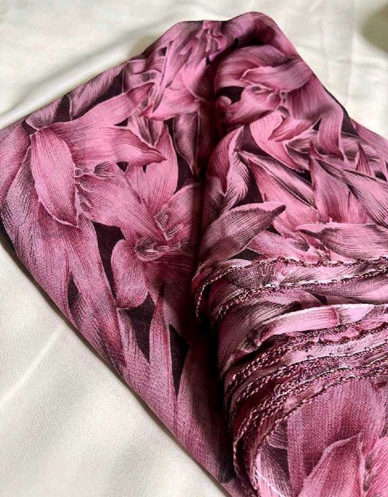 Floral Print Saree
