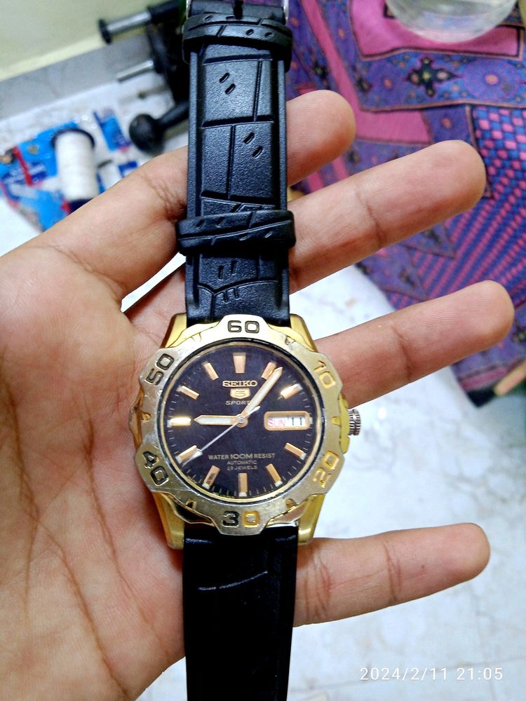 Seiko 5 Sports  Automatic Original Watch.