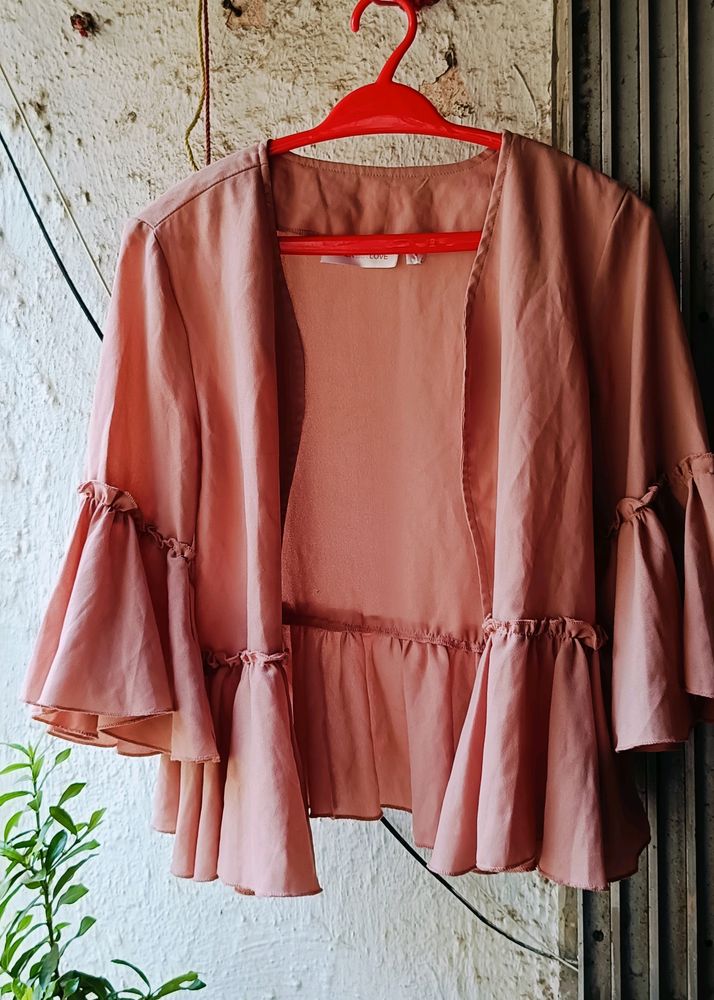 Dusty Peach Shrug