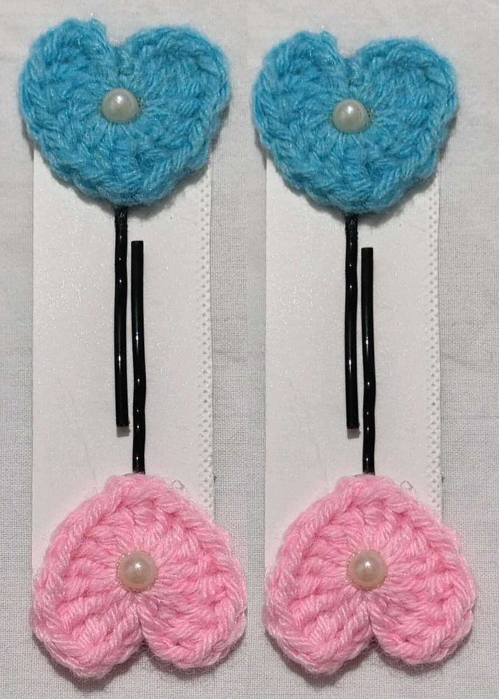 Cute Heart Hair Clips