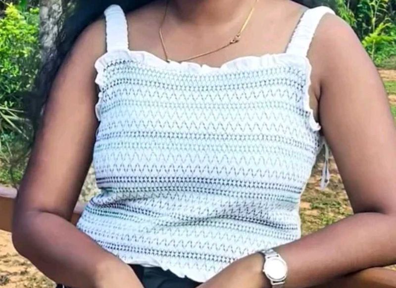 Stylish White Tank Top