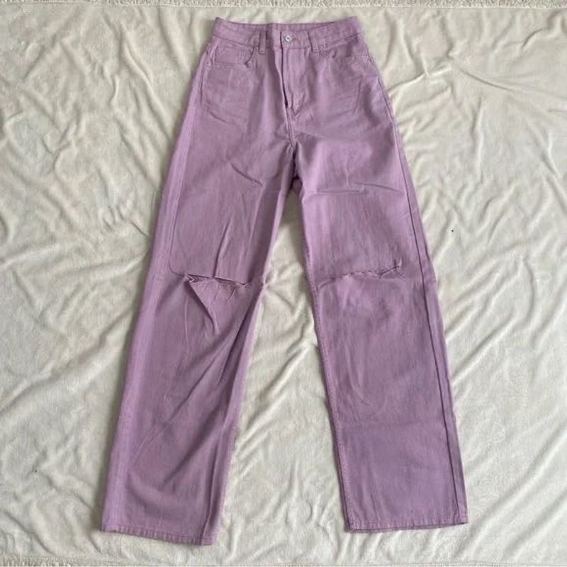 Low Price❤️‍🔥H&amp;M Lavender Wide Leg Jean 💜