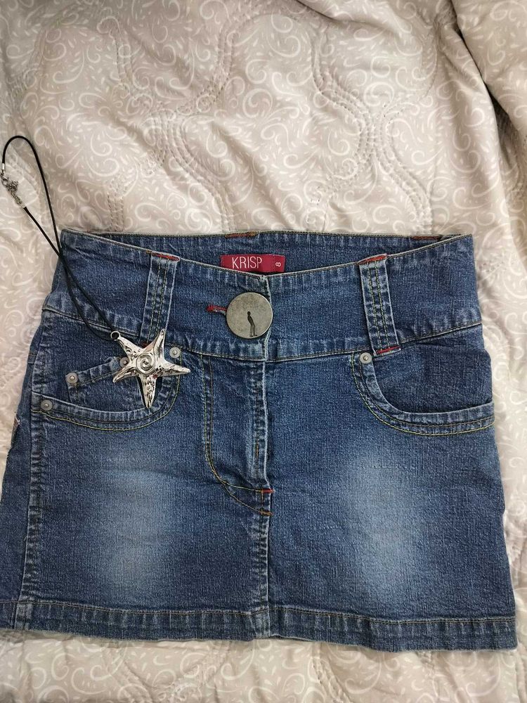 KRISP Denim Mini Skirt