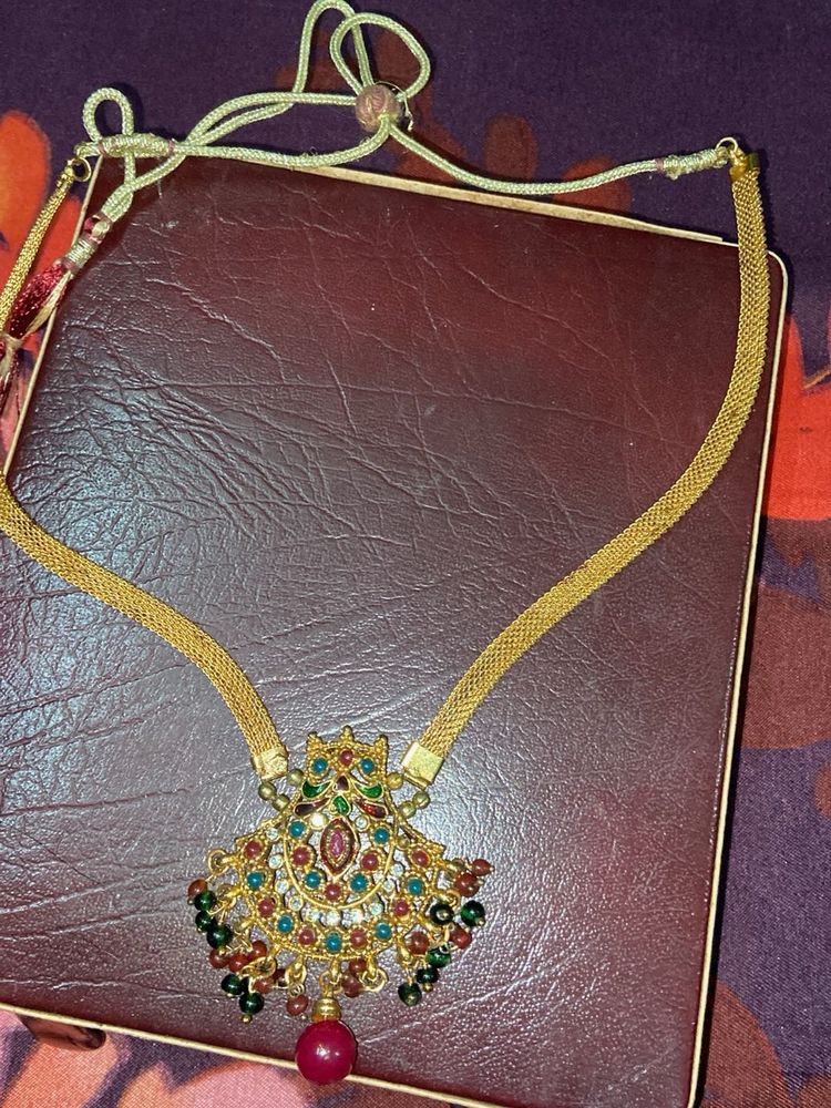 Golden necklace
