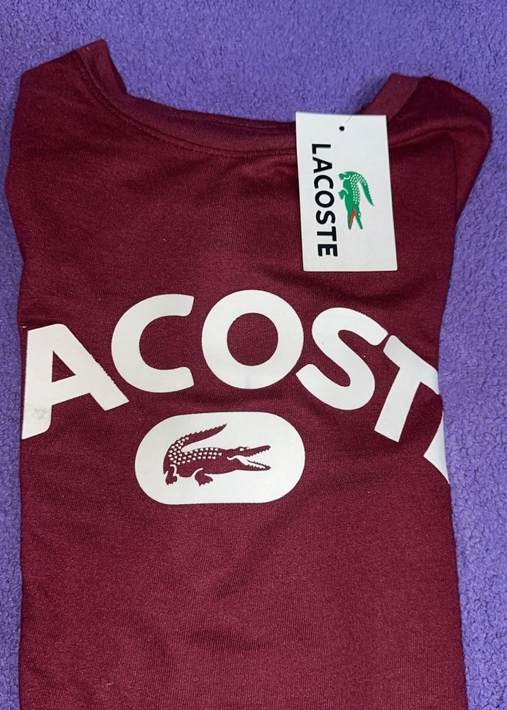 Lacoste Maroon T-Shirt