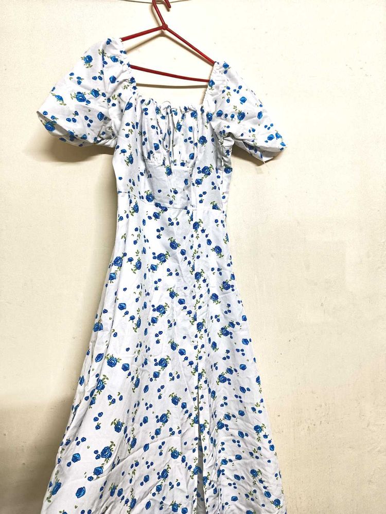 Floral Print Midi Dress