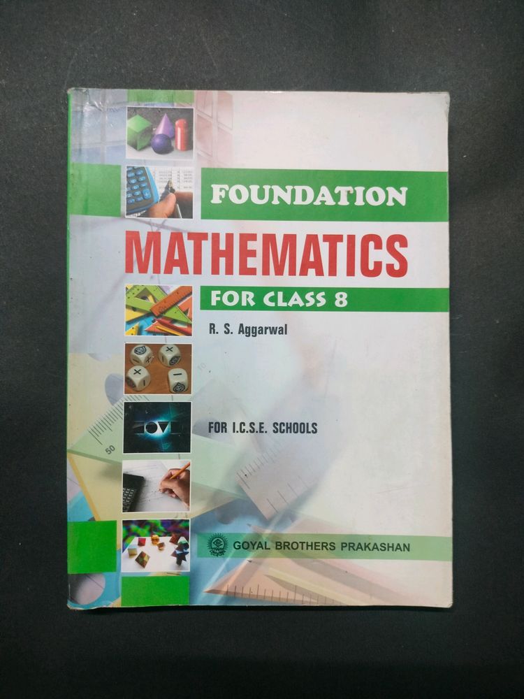 MATHEMATICS BOOK FOR CLASS 8 OF I.C.S.E. BOARD