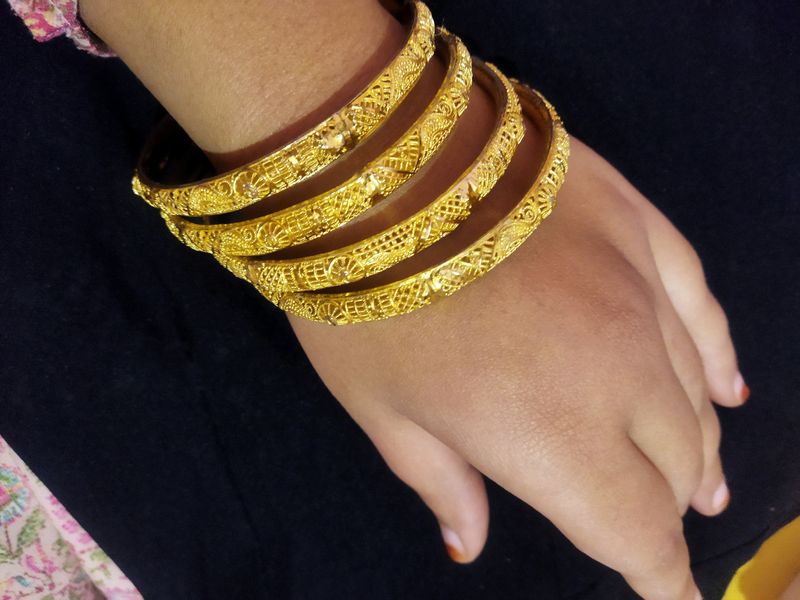 Golden Women&#39;s Bangles...