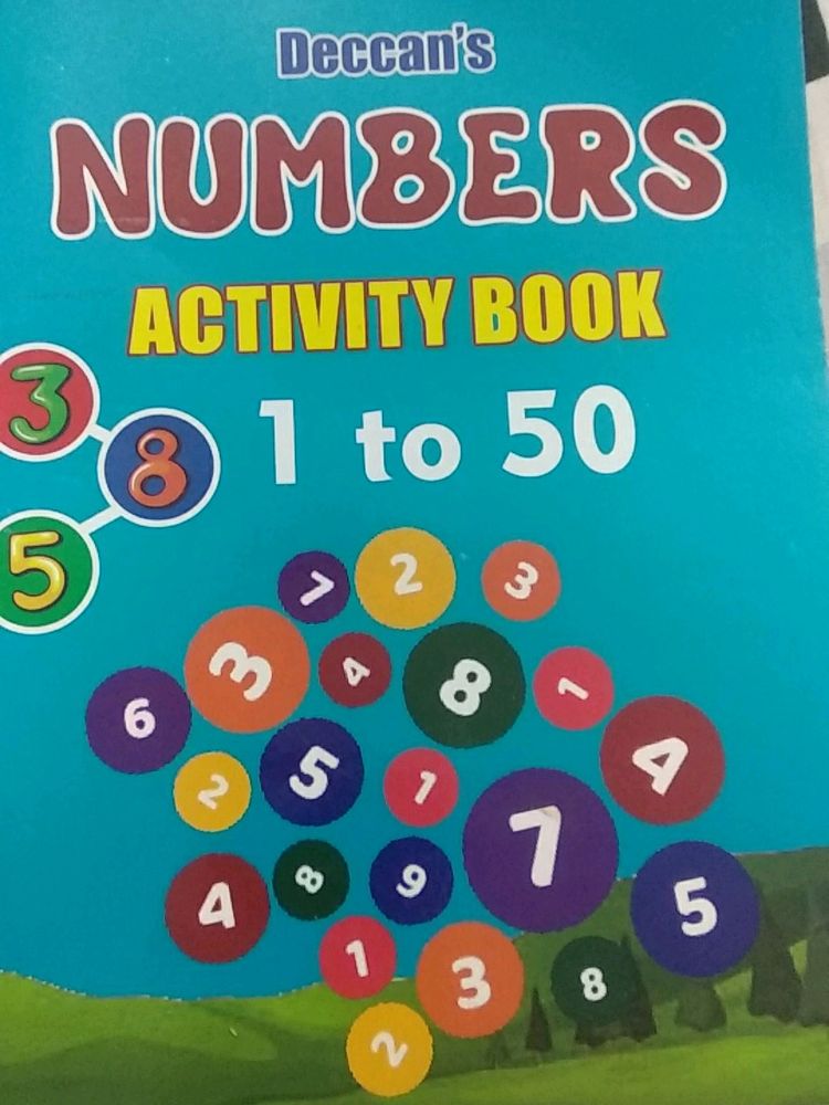 Numbers Activity Book 1-50